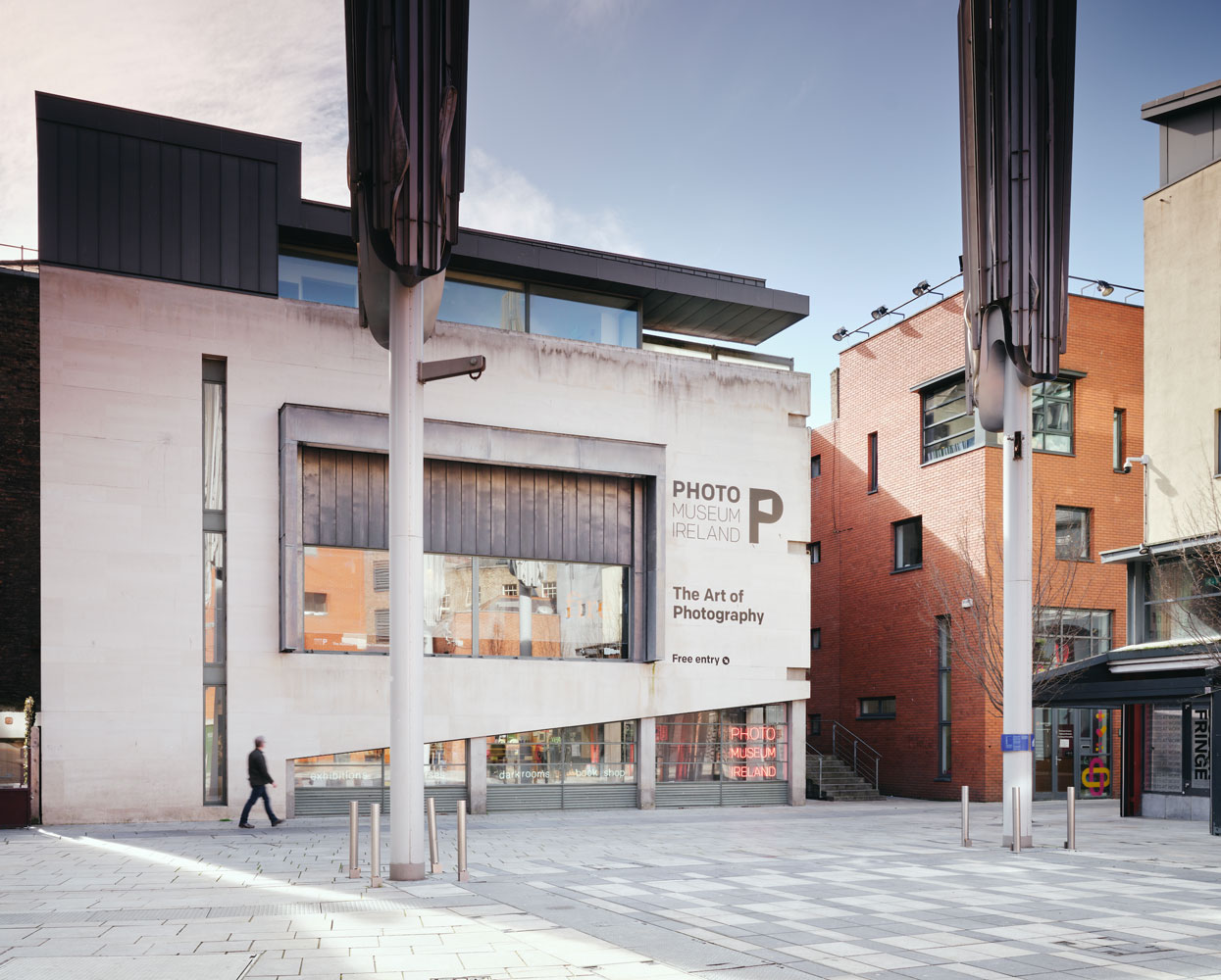 Exterior of the Photo Museum Ireland building in Dublin